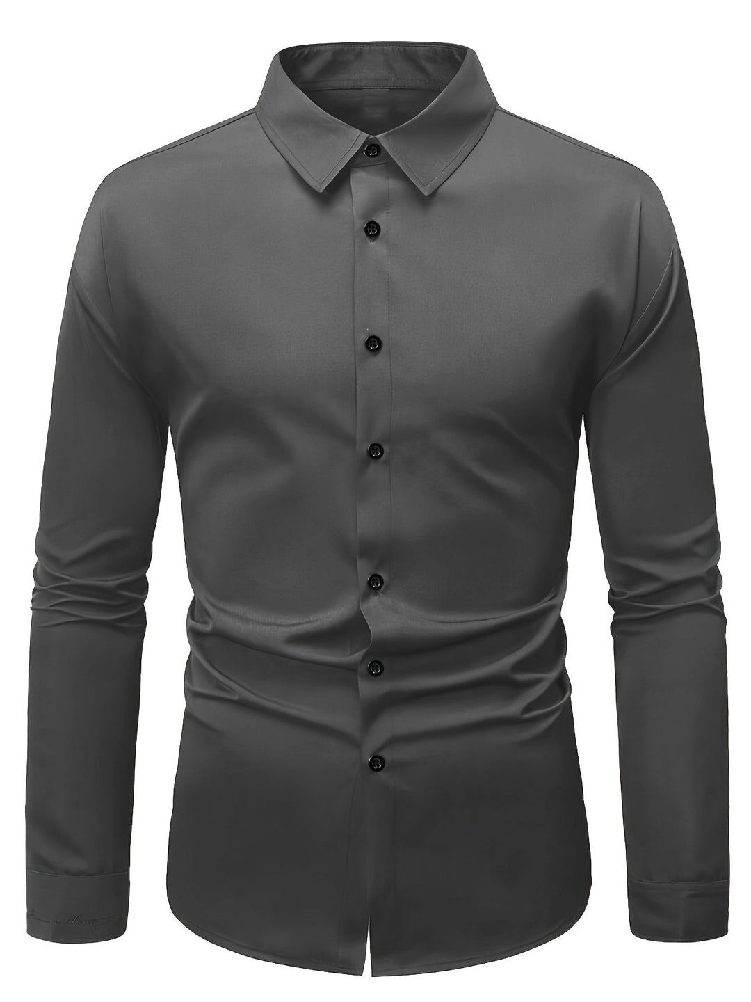 Męska koszula z długim rękawem, fason slim fit. Klasyka elegancji, idealna do pracy i na formalne spotkania.