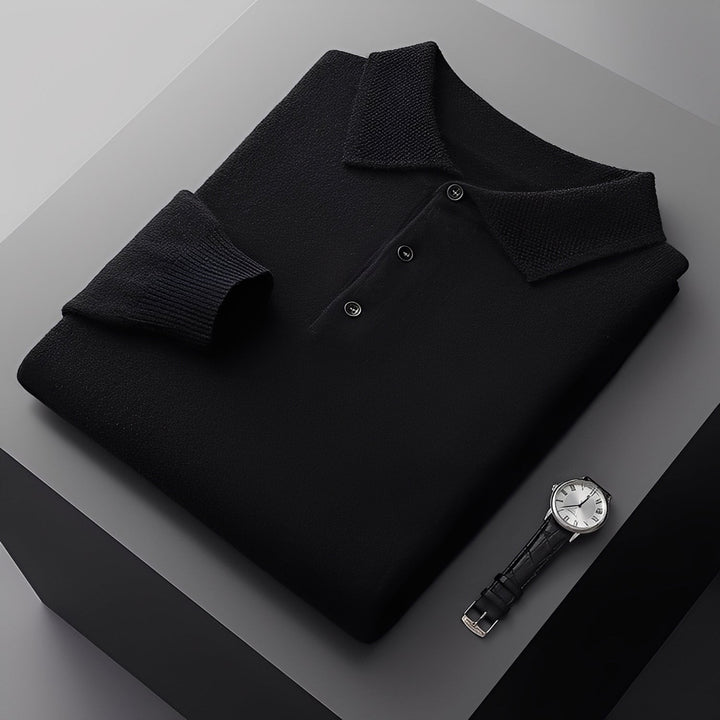 Elegancka polo męska, uniwersalna do pracy i na spotkania. Smart casual moda męska.