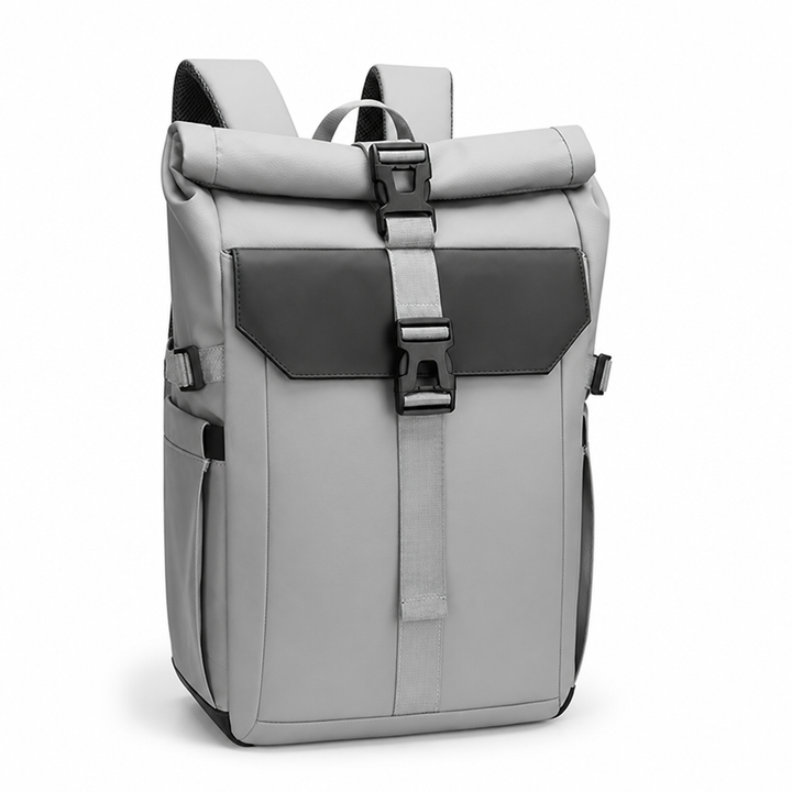 Uniwersalny plecak rolltop unisex dla niej i dla niego, wodoodporny, idealny do miasta.
