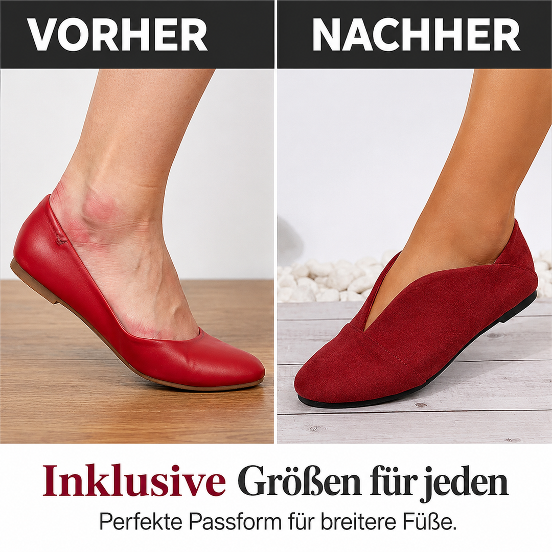 Damskie buty casual, lekkie, z wycięciem V, doskonałe na długie spacery. Miękkie i płaskie.