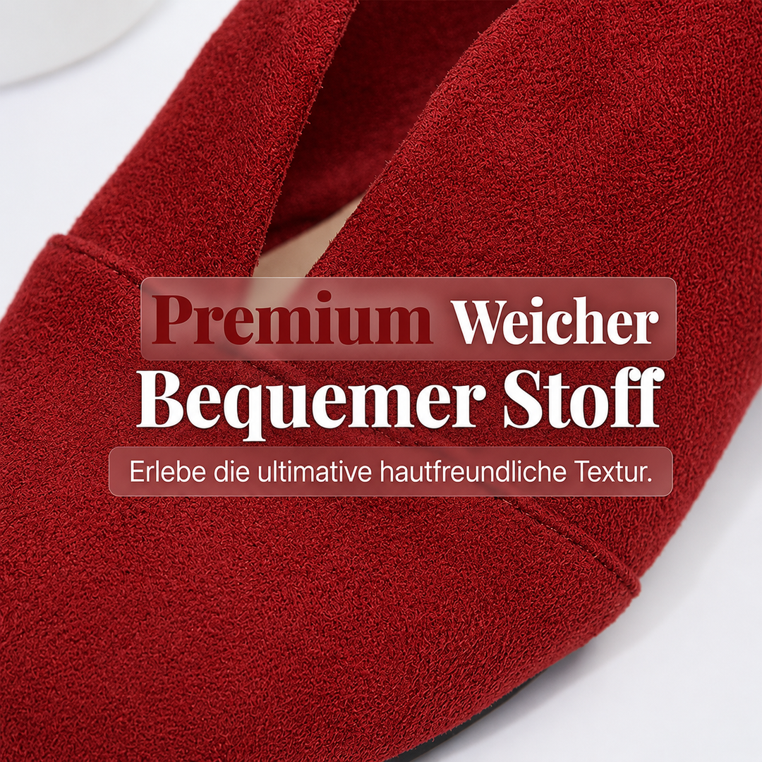Komfortowe wsuwane buty dla kobiet, z modnym wycięciem w serek. Idealne do miejskich stylizacji.