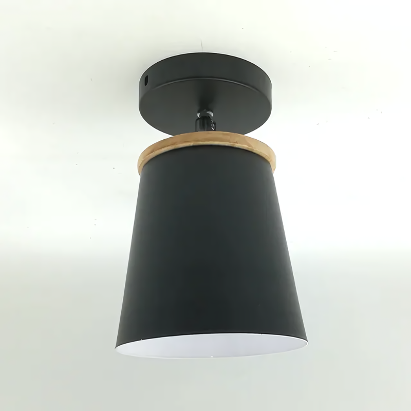 Detale designerskiej lampy sufitowej Macaron. Nowoczesne oświetlenie LED do wnętrz.