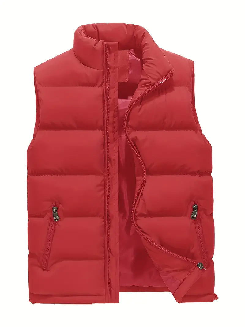 Ciepła męska kamizelka ocieplana na zimę, pikowana, wiatroodporna. Idealna do aktywności outdoor i casual.