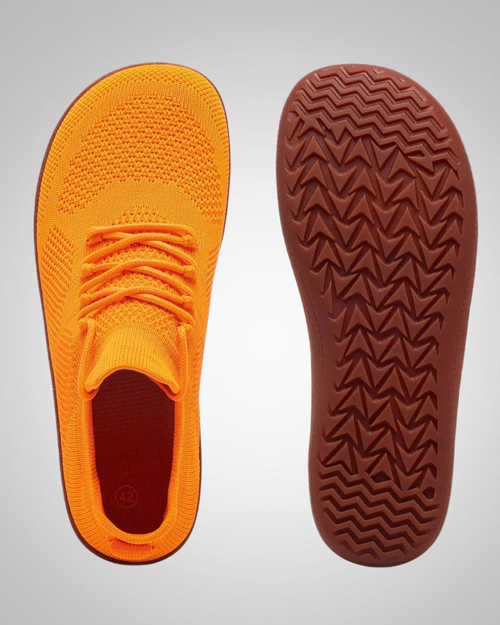 Elastyczne damskie sneakersy barefoot, zapewniające naturalny ruch stopy i komfort przez cały dzień.