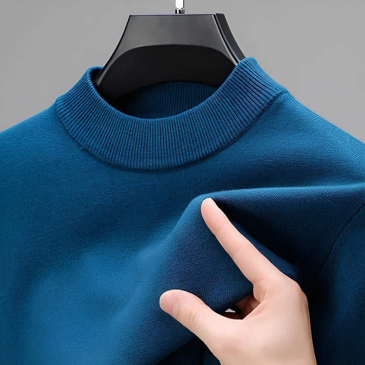 Elegancki męski sweter na co dzień, pulower. Klasyczny sweter z długim rękawem, idealny na jesień/zimę.