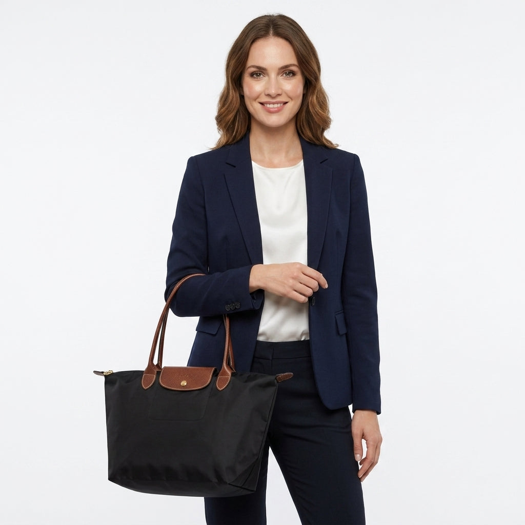 Damska torba shopper, pojemna i stylowa, idealna na ramię, do pracy czy na zakupy.