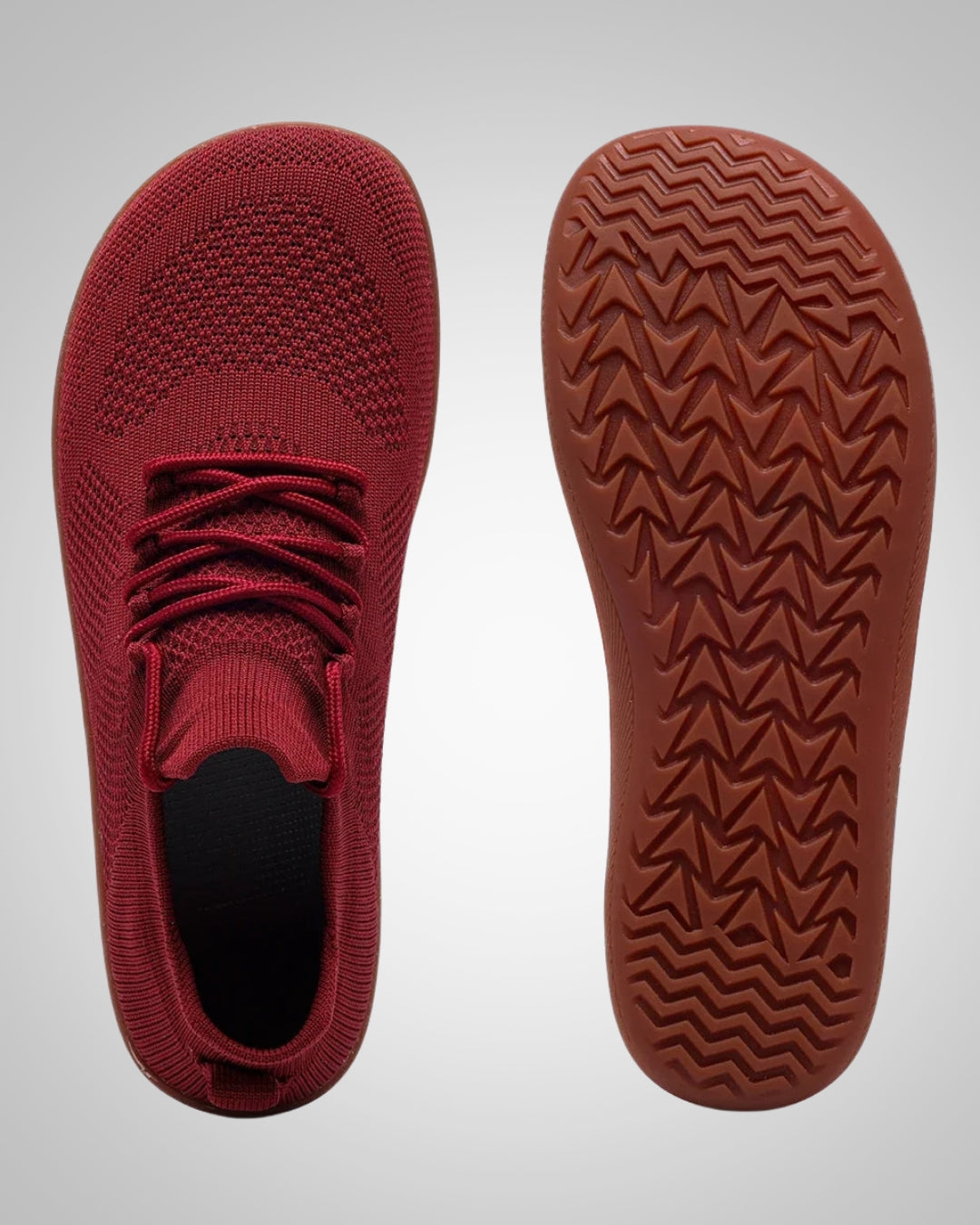 Wygodne damskie sneakersy barefoot, idealne do sportowych i casualowych outfitów, gwarantujące lekkość.