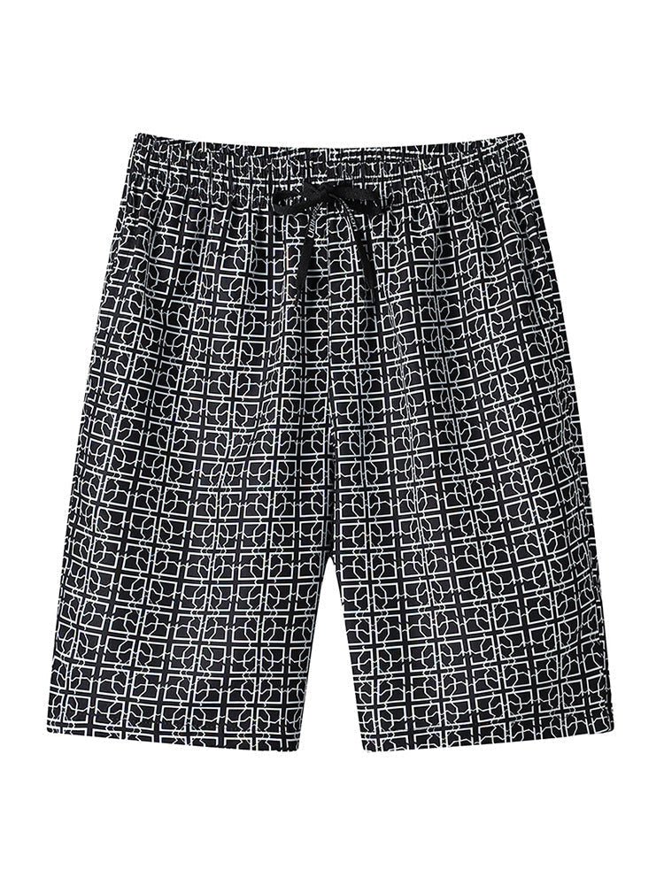 Damskie szorty cargo streetwear, geometryczny wzór, praktyczne kieszenie, modne i wygodne na lato.