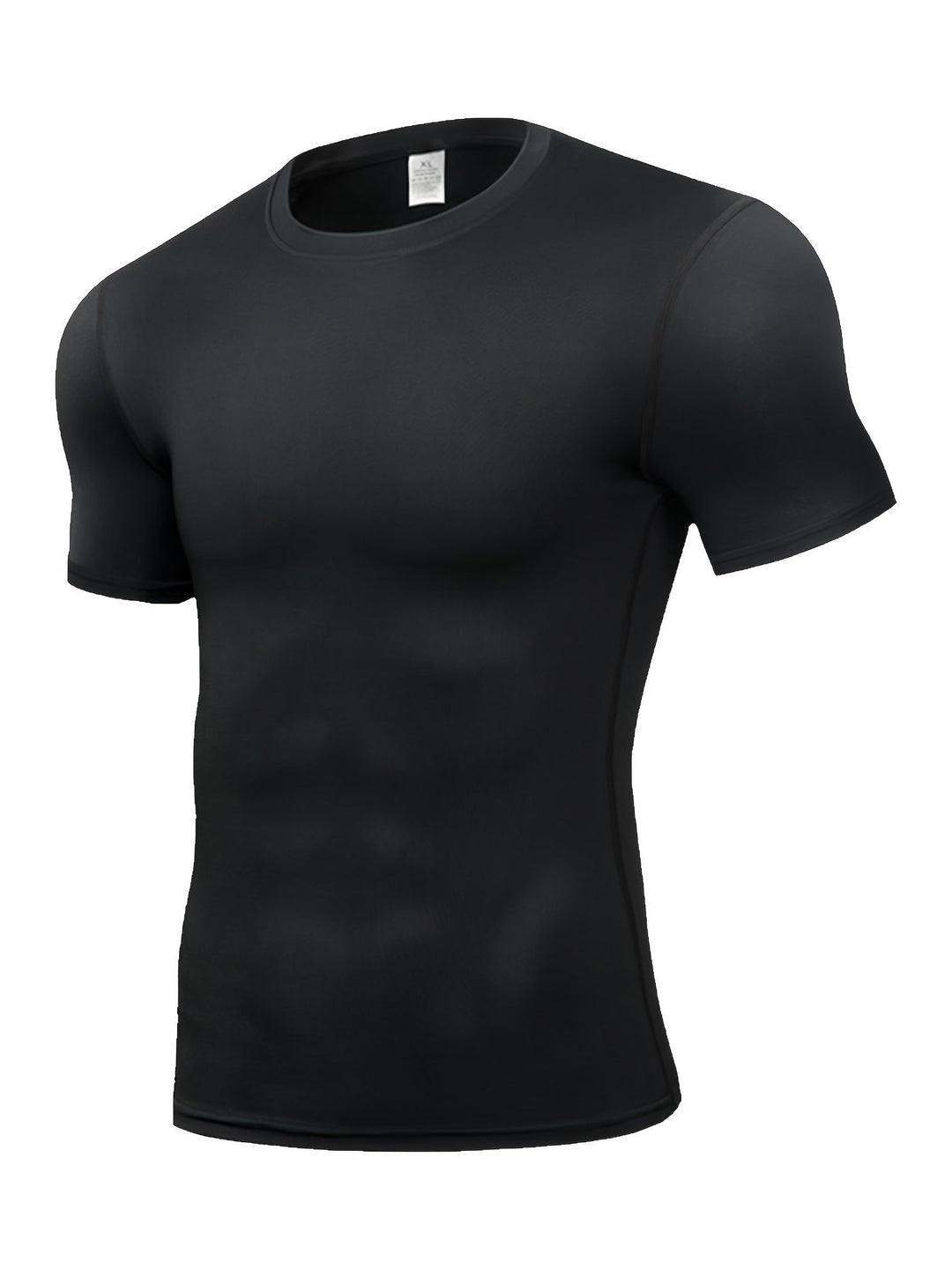 Męska koszulka sportowa kompresyjna z krótkim rękawem, slim fit. Idealna na trening i fitness.