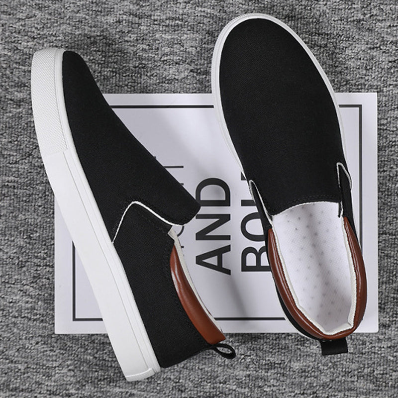 Stylowe męskie sneakersy slip-on Lennard, casualowy design, pasują do wielu letnich stylizacji.