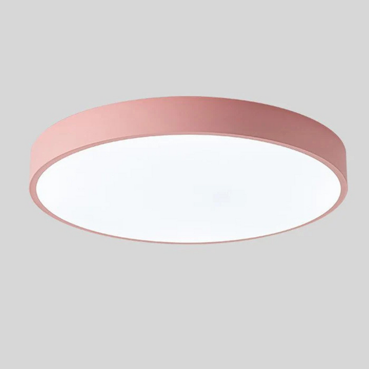 Lampa sufitowa LED skandynawska D30, oprawa minimalistyczna, jasne światło.