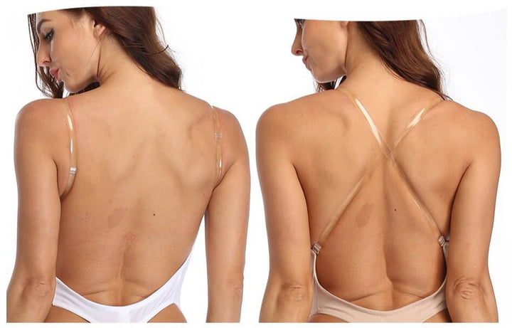 Wyszczuplające body shaper damskie z komfortowej bezszwowej tkaniny, z dekoltem V i otwartymi plecami.