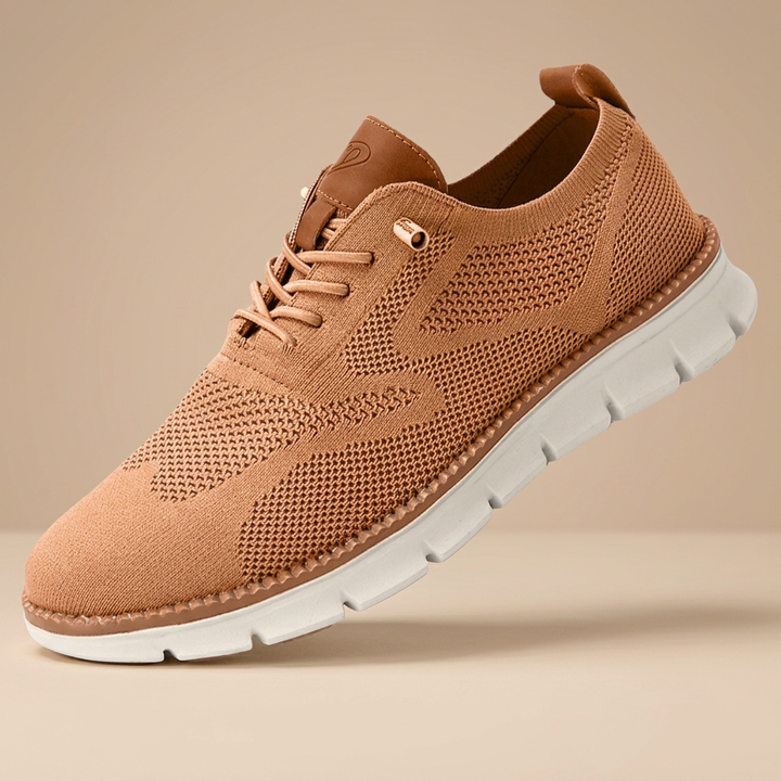Lekkie męskie sneakersy Taniel z oddychającego materiału. Nowoczesne obuwie sportowe na upalne dni.