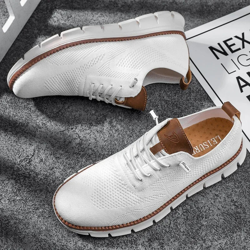 Męskie buty biznesowe, komfortowe i oddychające. Klasyczne, eleganckie obuwie idealne do biura i na co dzień.