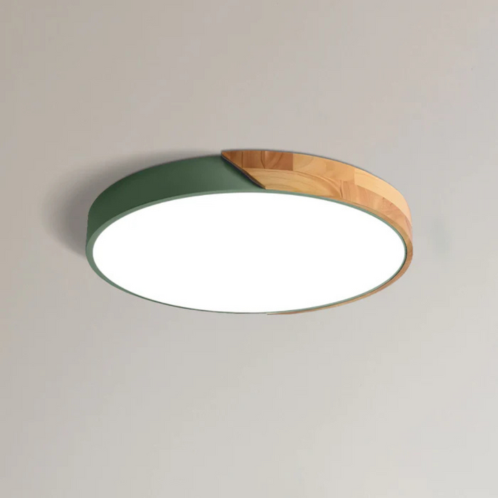 Skandynawska lampa sufitowa LED, subtelny design, do każdego pomieszczenia.