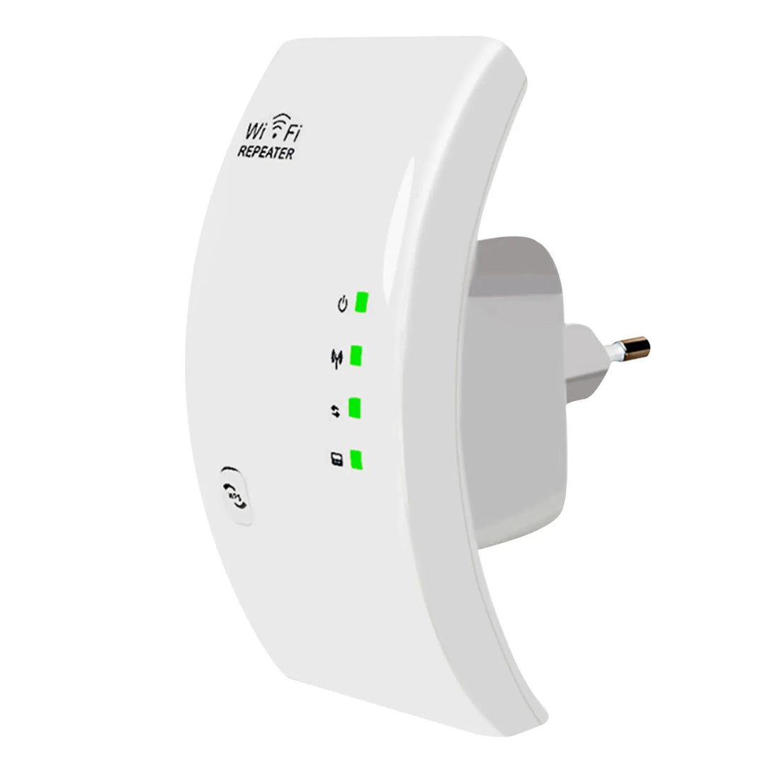Wzmacniacz sygnału WiFi, repeater internetowy, zwiększający zasięg sieci domowej. Stabilne połączenie w całym domu.