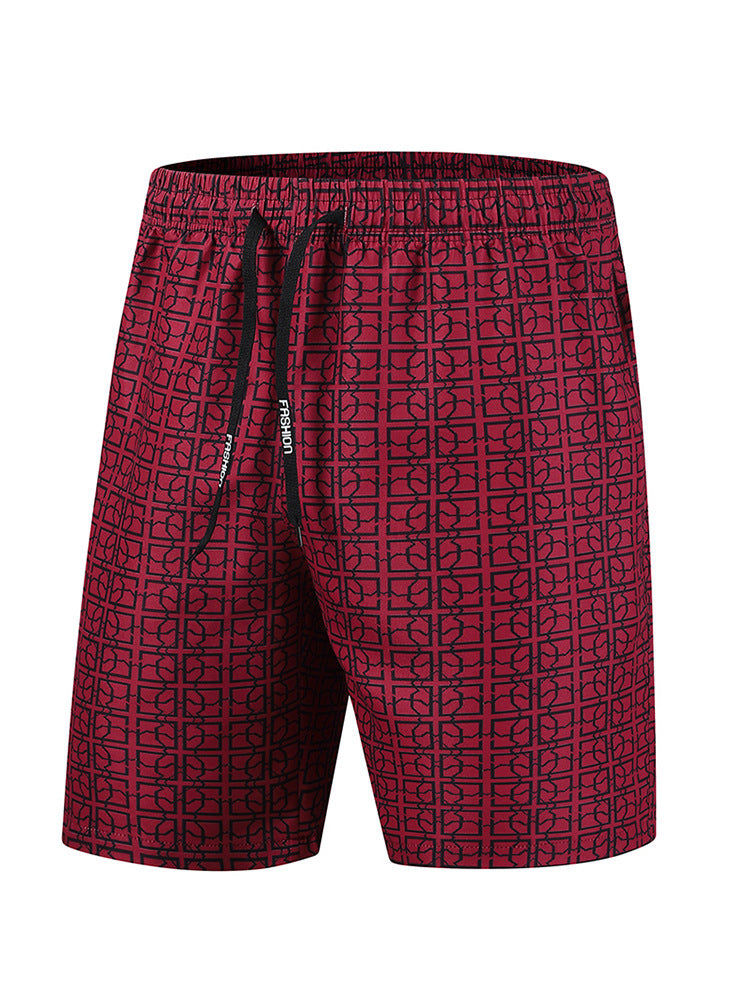 Wygodne damskie szorty cargo z geometrycznym nadrukiem, idealne do casualowych i streetwearowych stylizacji.
