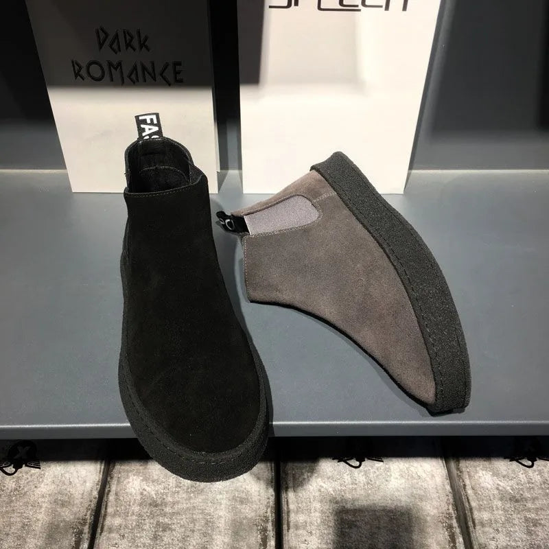 Eleganckie męskie buty Chelsea, idealne na jesień i zimę. Stylowe obuwie dla mężczyzn, komfortowe i modne.