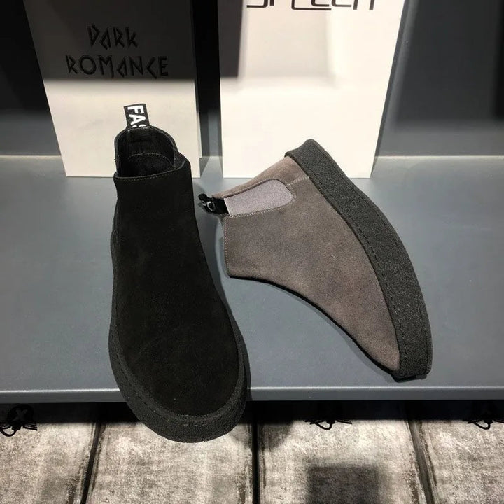 Eleganckie męskie buty Chelsea, idealne na jesień i zimę. Stylowe obuwie dla mężczyzn, komfortowe i modne.
