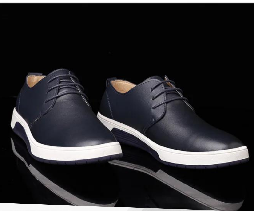 Czarne męskie buty Eliano, komfortowe buty do chodzenia. Lżejsza konstrukcja, idealne na co dzień.