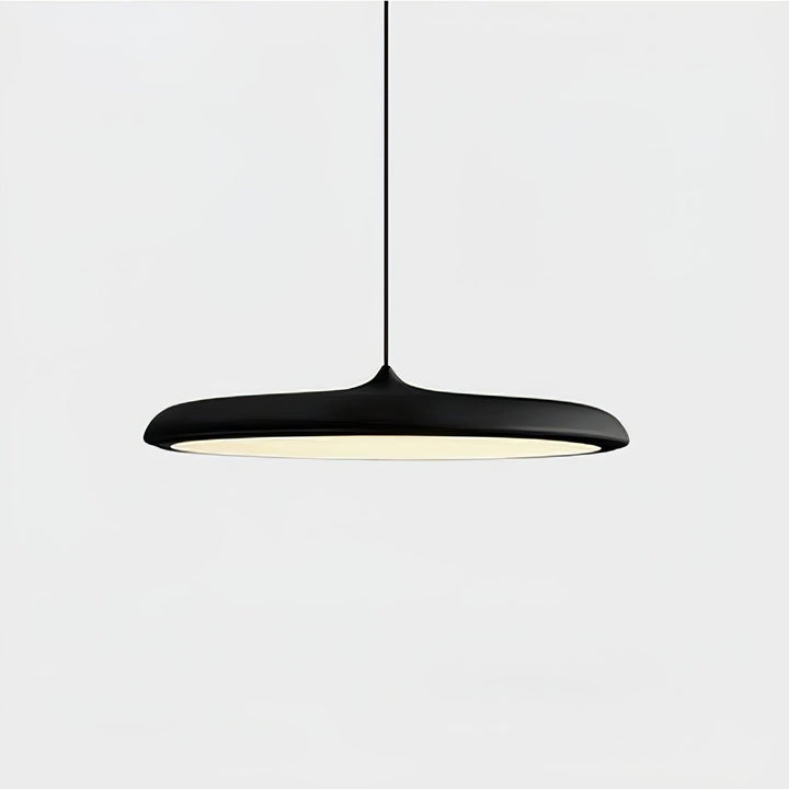 Elegancka lampa LED do biura domowego. Minimalistyczne oświetlenie wiszące, poprawia koncentrację.
