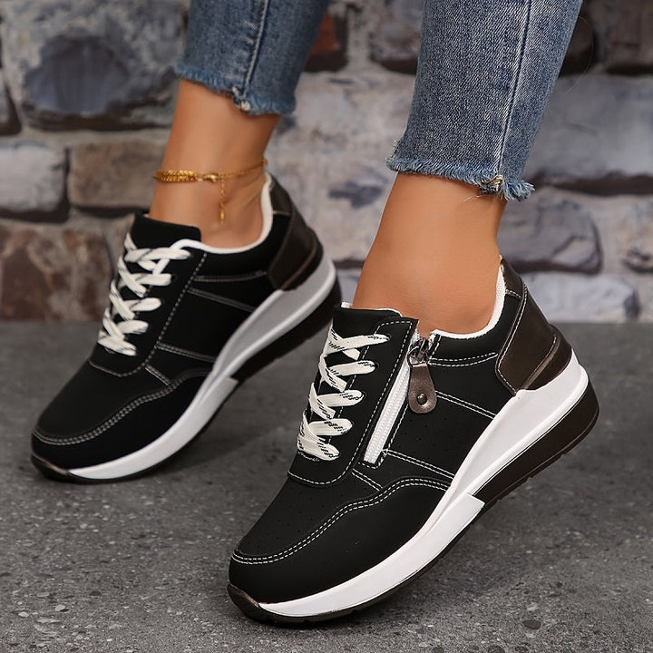 Wygodne damskie buty ortopedyczne, modne sneakersy casualowe. Zapewniają komfort i wsparcie stopy.