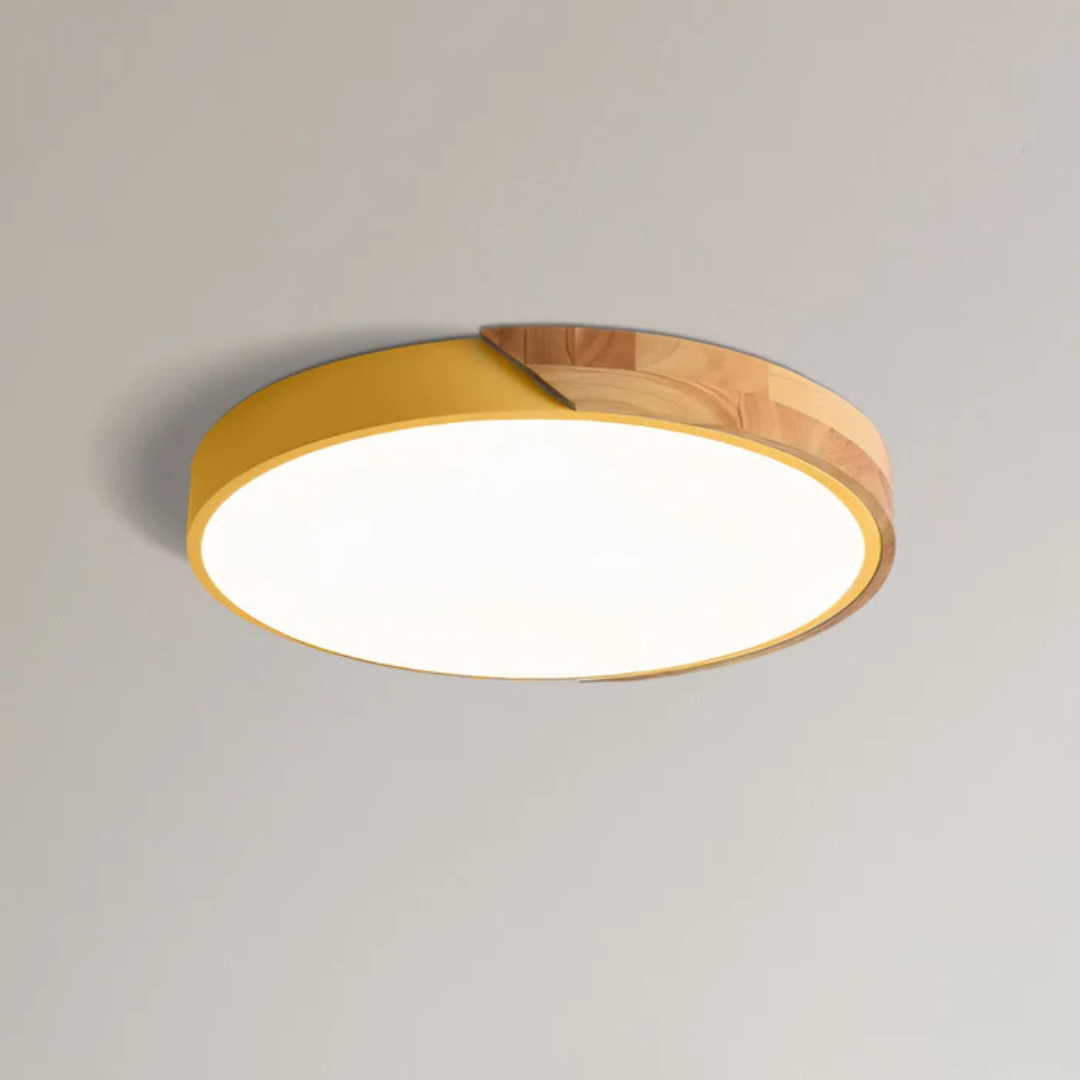 Lampa sufitowa LED D23/D30 cm, elegancka oprawa, nowoczesna dekoracja.