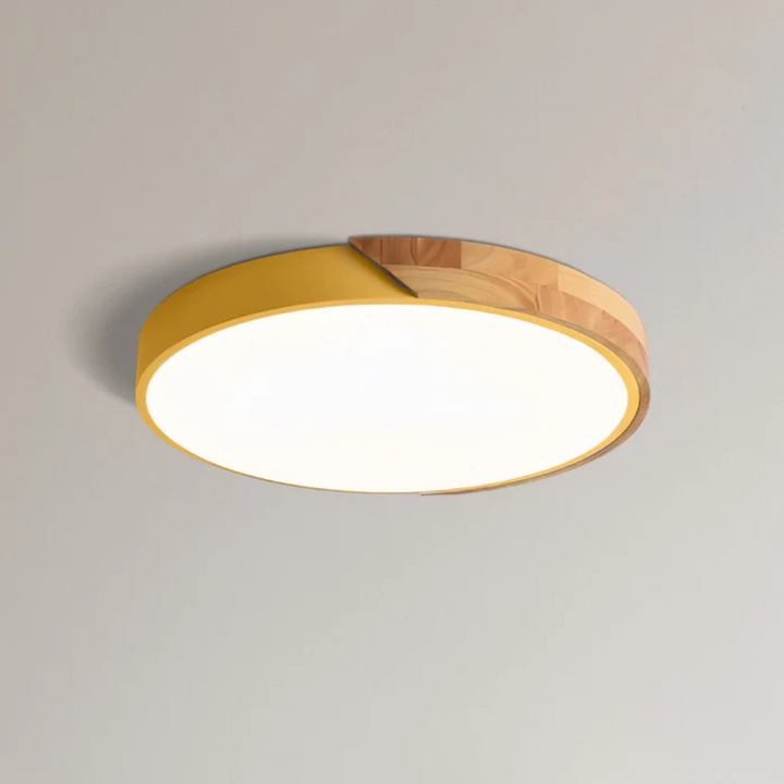 Lampa sufitowa LED D23/D30 cm, elegancka oprawa, nowoczesna dekoracja.