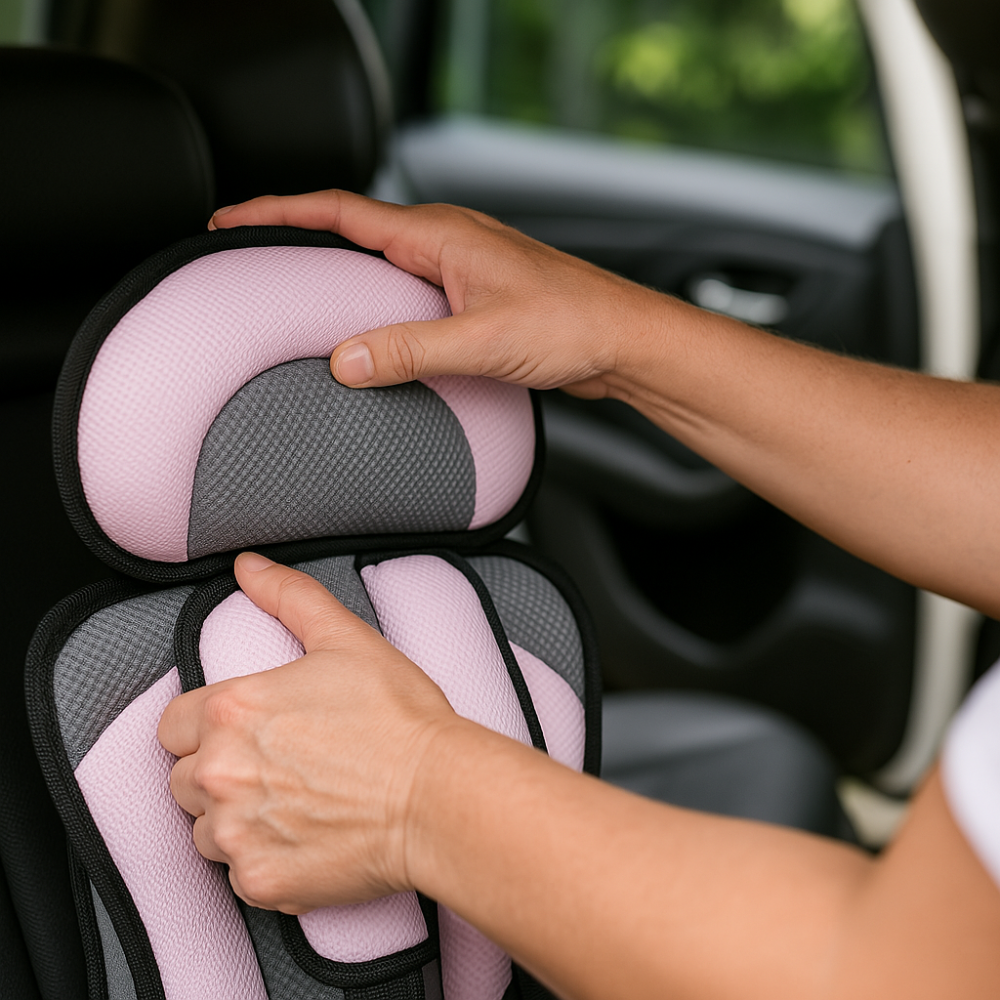 Oddychający ergonomiczny fotelik samochodowy dla niemowląt i maluchów. Maksymalny komfort i bezpieczeństwo.