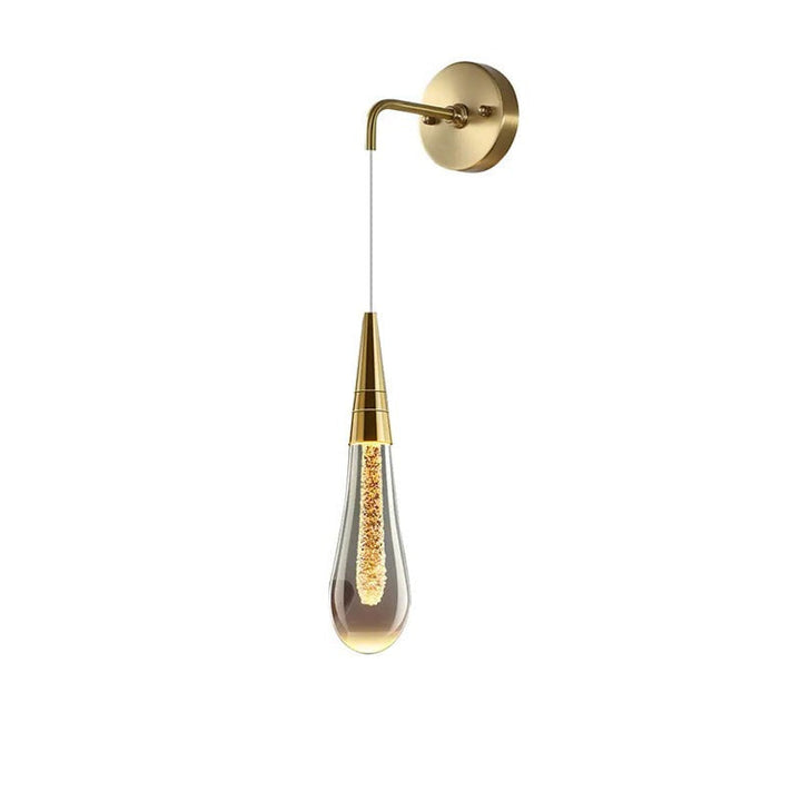 Czarna lampa ścienna LED, nowoczesny design. Eleganckie oświetlenie dekoracyjne, opływowy kształt.