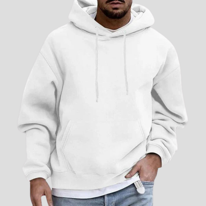 Bluza męska z dużym, regulowanym kapturem. Stylowa, ciepła i komfortowa, do noszenia na co dzień. Luźny krój streetwear.