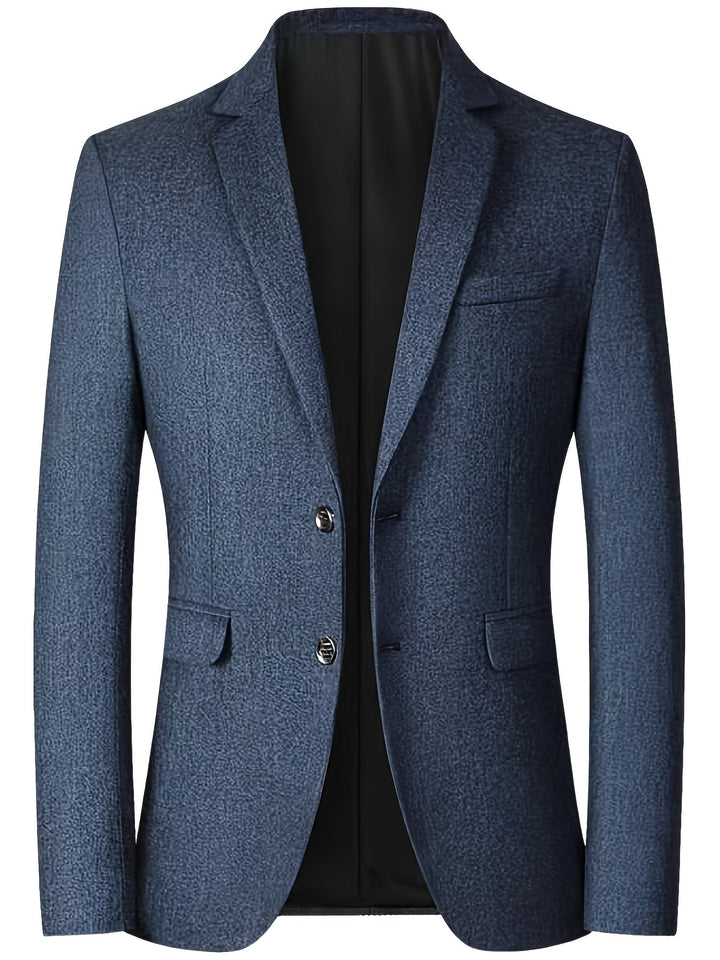 Męska marynarka slim-fit Cedric, idealna na jesień. Elegancka i modna odzież męska na biznes i casual.
