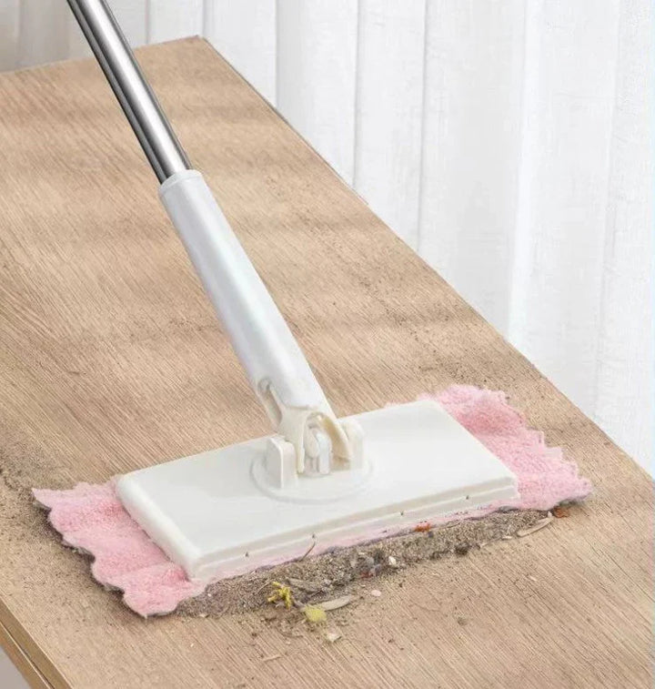 Mały mini mop obrotowy 360° do trudno dostępnych miejsc. Alternatywa dla tradycyjnych, szybkie czyszczenie w domu.
