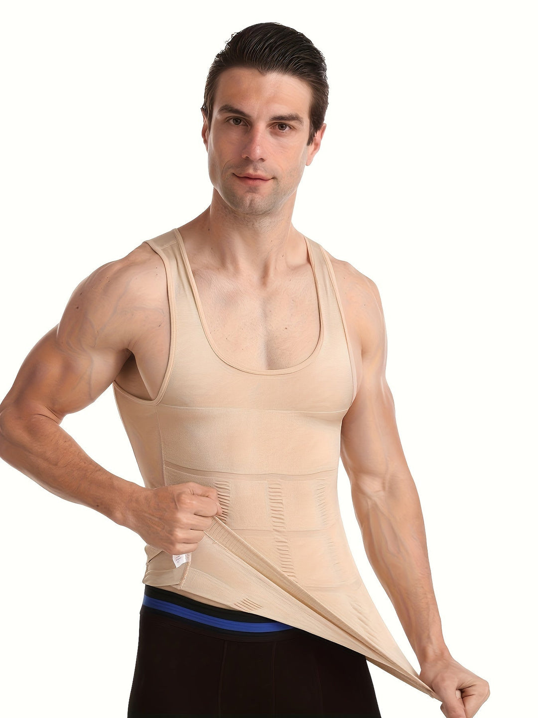 Męski tank top treningowy kompresyjny. Szybkoschnący materiał, idealny na każdy rodzaj aktywności fizycznej.