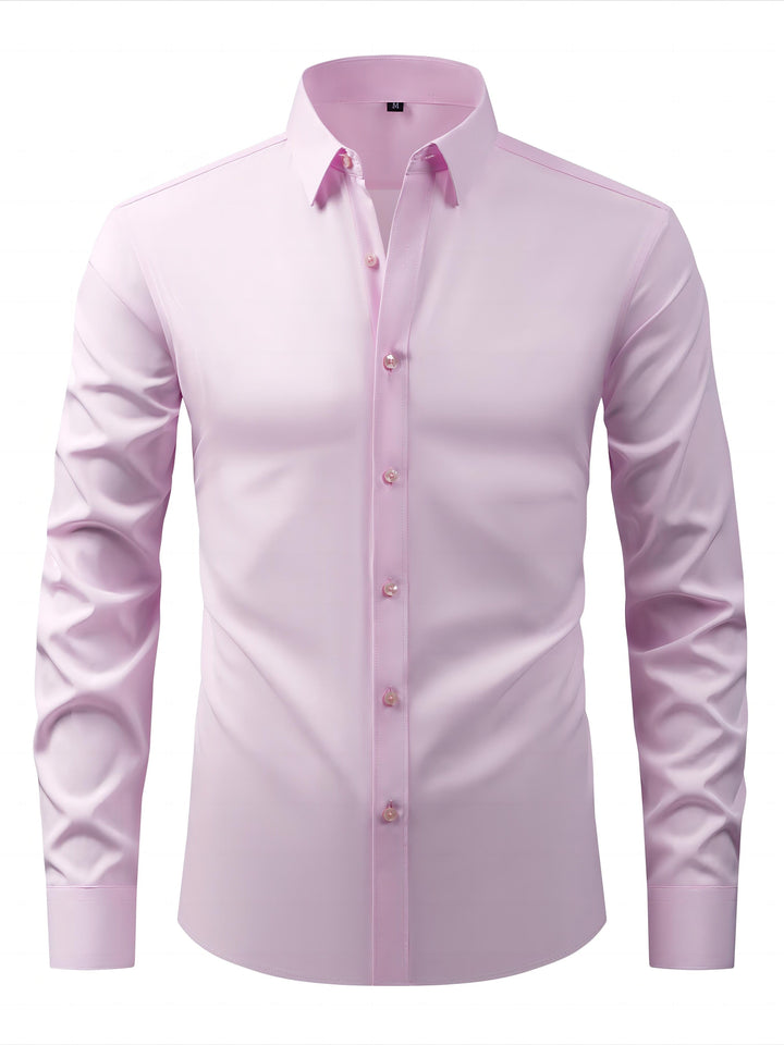 Koszula męska z długim rękawem, slim fit, idealna do garnituru.