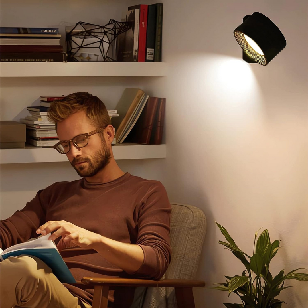 Wodoodporna lampa ścienna OmniGlow 360° do ogrodu, tarasu, zwiększa bezpieczeństwo wokół domu.