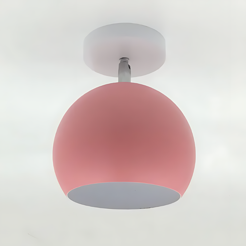Minimalistyczna lampa sufitowa Macaron. Designerskie oświetlenie LED do salonu, sypialni.