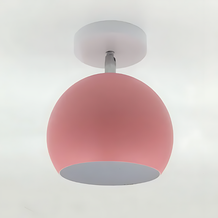 Minimalistyczna lampa sufitowa Macaron. Designerskie oświetlenie LED do salonu, sypialni.