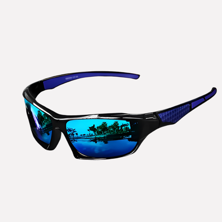 Wysokiej jakości polaryzowane okulary sportowe UV400 idealne do jazdy na rowerze i wędkarstwa, z filtrem UV.