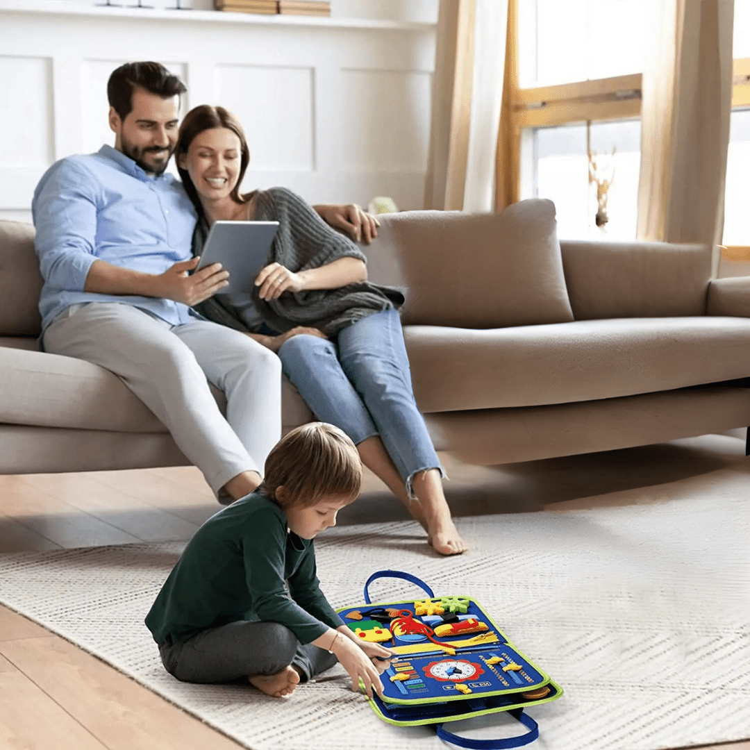 Tablica Montessori syrena dla dzieci, edukacyjna zabawka sensoryczna rozwija motorykę małą i zmysły.