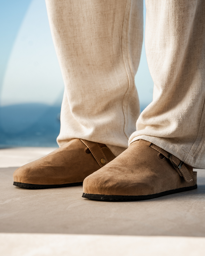 Męskie klapki typu clogs. Ergonomiczne sandały zapewniające wygodę i wsparcie. Idealne do relaksu i na co dzień.