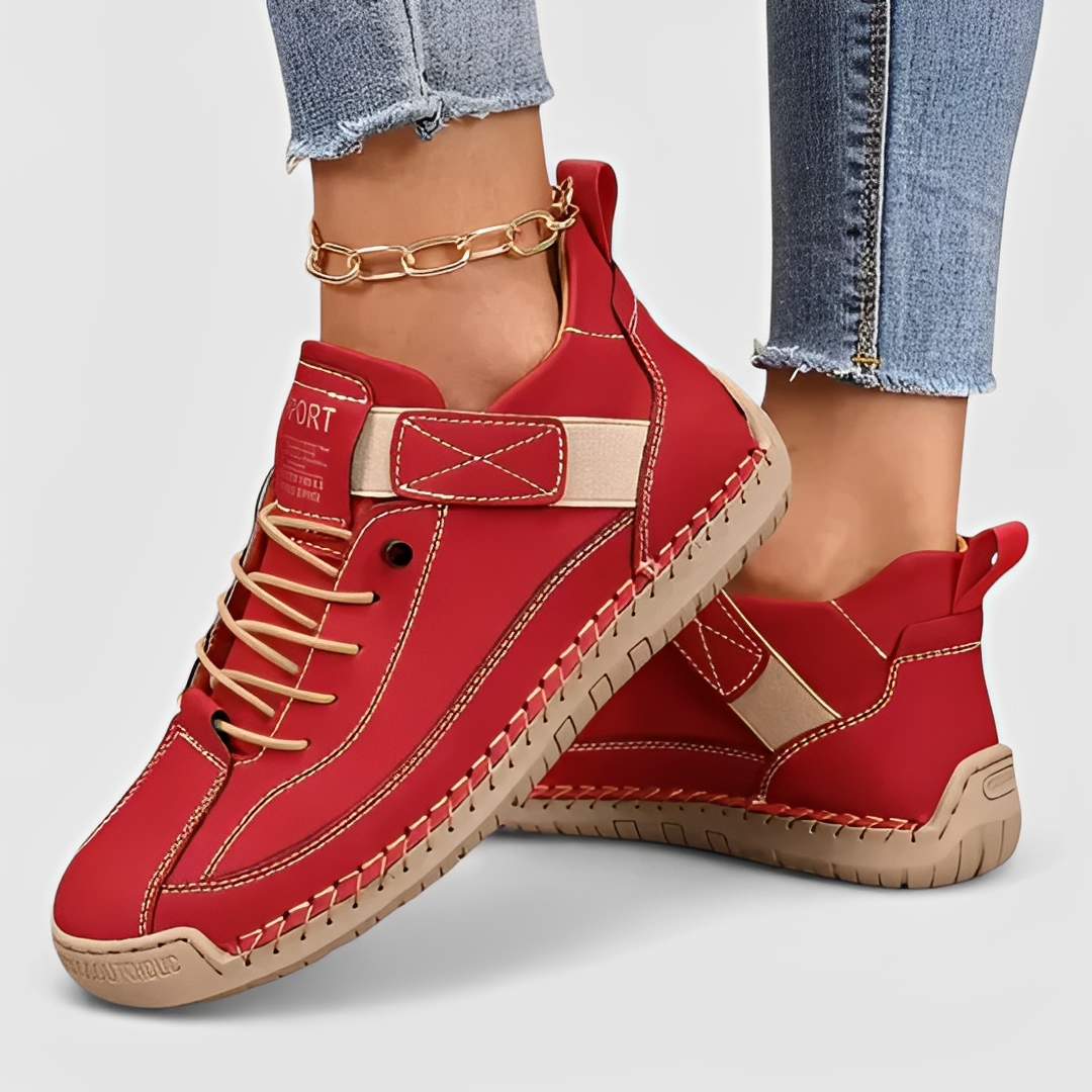 Stylowe damskie buty do noszenia na co dzień, wygodne sneakersy, lekkie obuwie sportowe w casualowym stylu.