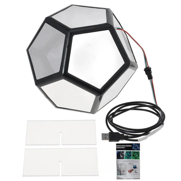 Dekoracyjna Lampa Kula LED 3D z magiczną iluzją głębi. Stwórz unikalną atmosferę w swoim domu lub biurze.