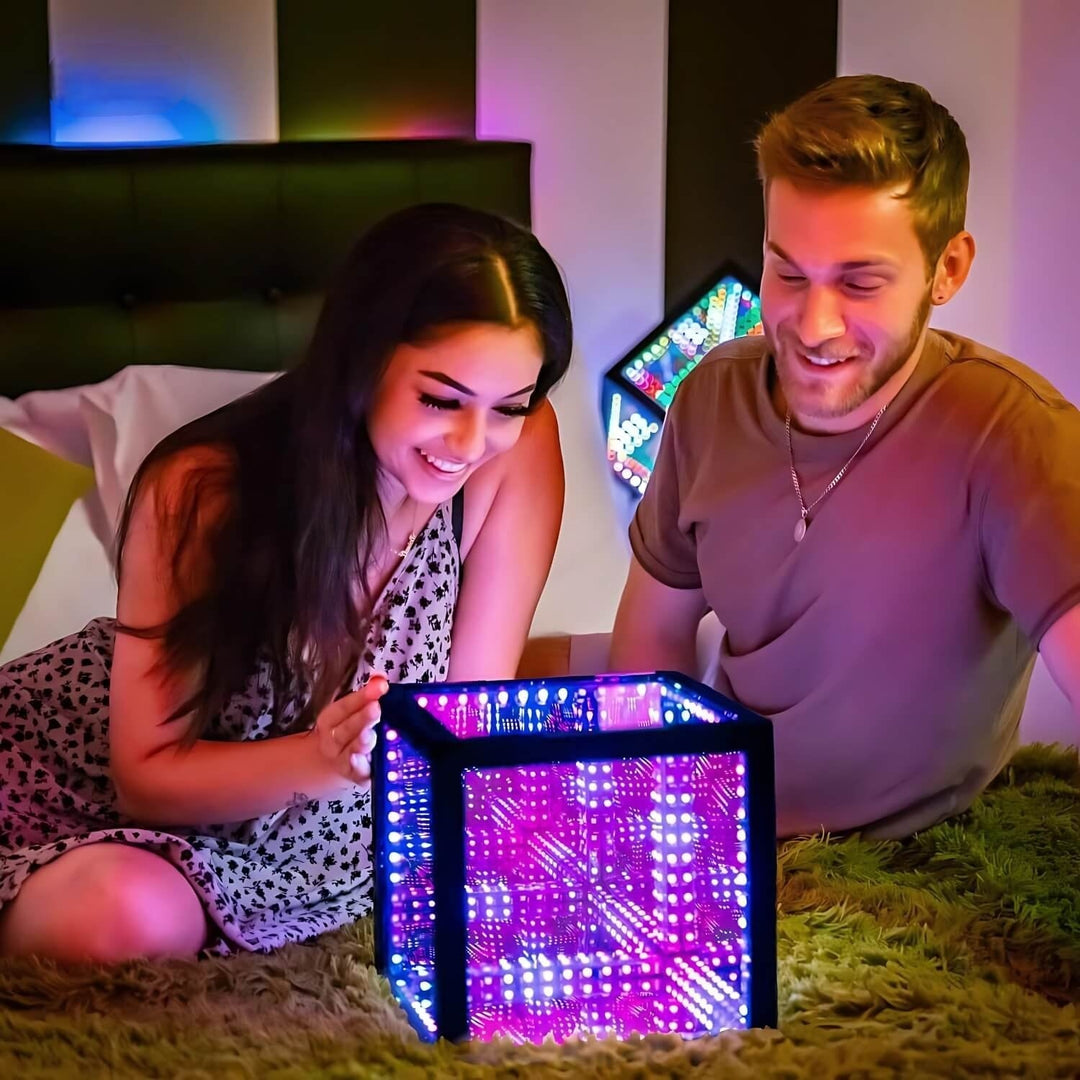 Dekoracyjna lampa LED 3D Kula z głęboką iluzją, doskonały prezent. Stwórz niezwykły nastrój w domu.