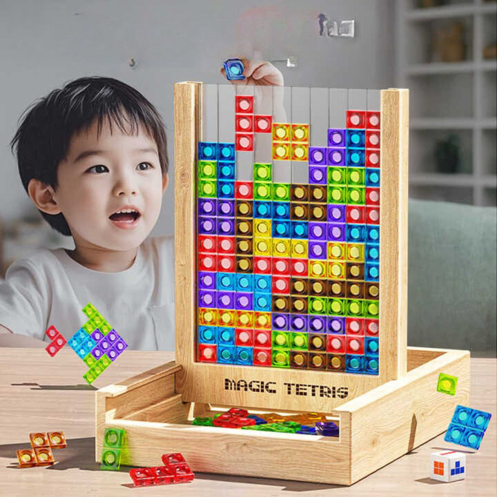 Ekologiczna, drewniana gra logiczna dla całej rodziny. Puzzle edukacyjne, rozwijające umysł dzieci i dorosłych.