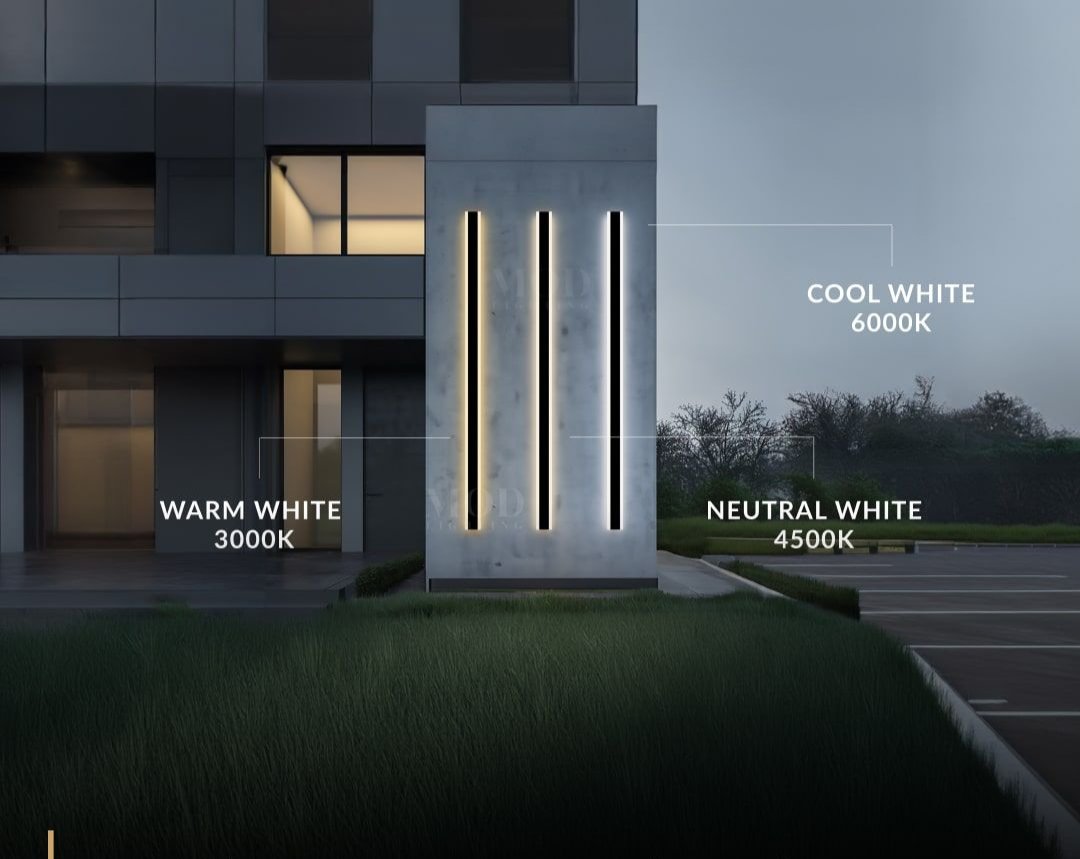 Designerska lampa ścienna LED do salonu, minimalistyczne oświetlenie, tworzące przytulną atmosferę.