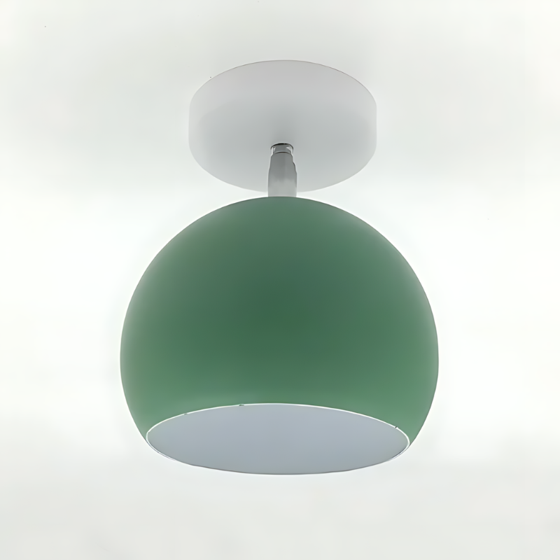 Kolorowy akcent: designerska lampa sufitowa Macaron. Nowoczesne oświetlenie LED wnętrz.