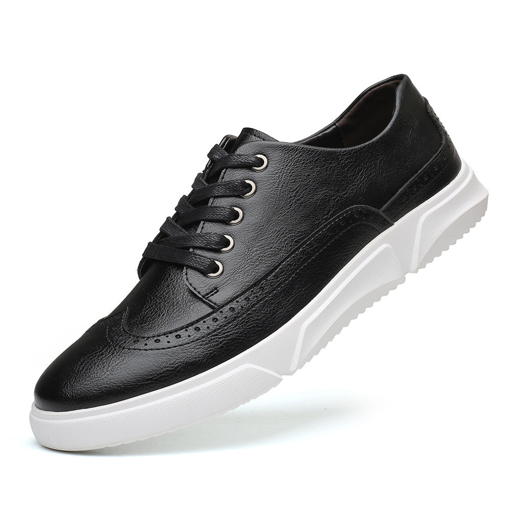 Wygodne męskie buty casualowe. Modne obuwie na co dzień, idealne do pracy. Klasyczne, eleganckie buty smart-casual.