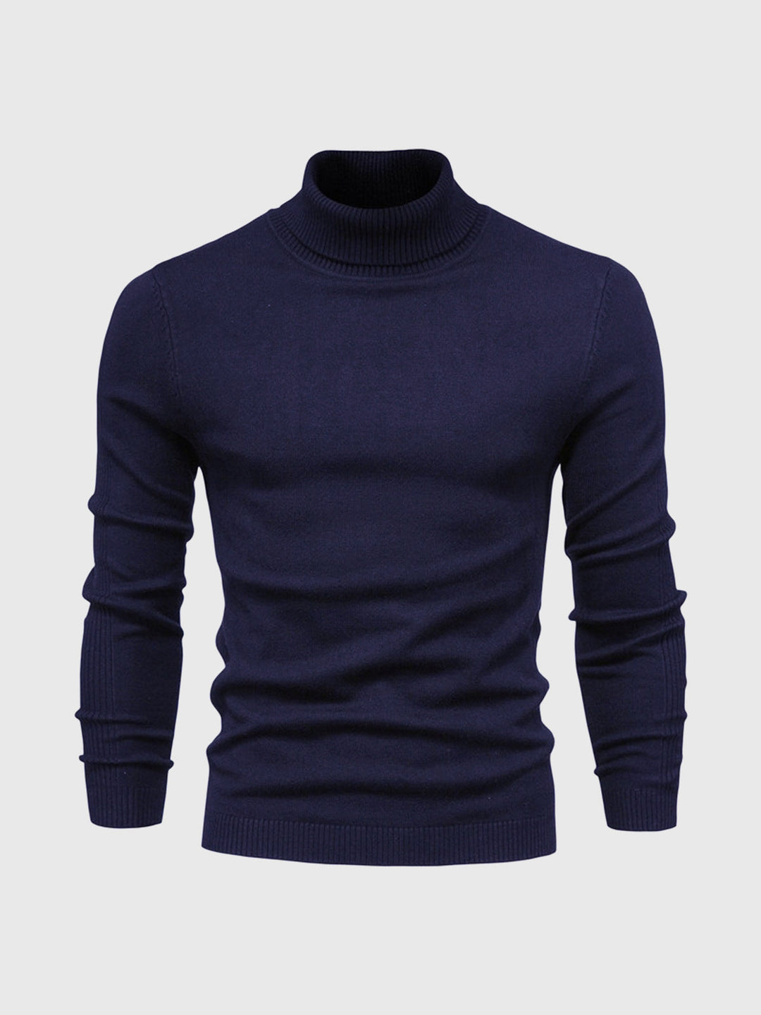 Elegancki sweter męski Adrien. Modny golf z długim rękawem, podkreśla męski styl i komfort noszenia.