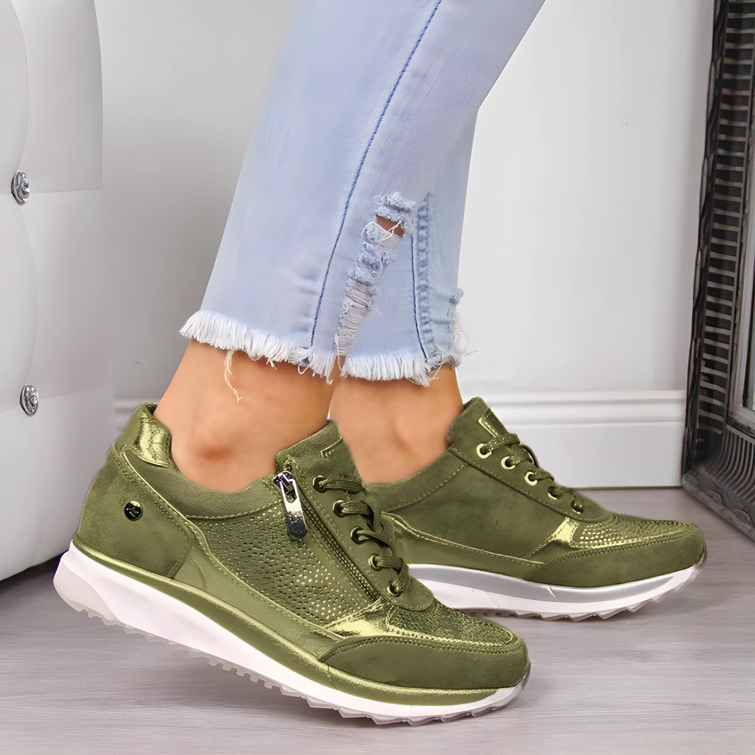 Damskie sneakersy na co dzień, łączące styl i komfort. Idealne modne obuwie do wiosennych i letnich stylizacji.